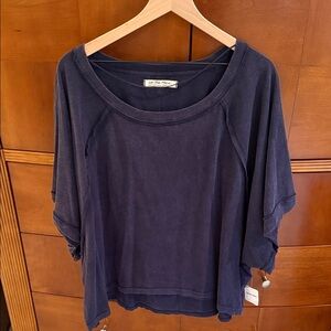 NWT Free People black Women's Top size large